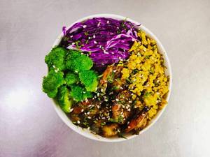Teriyaki Prawns Bowl
