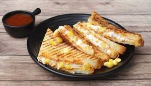 Sweet corn veg sandwich