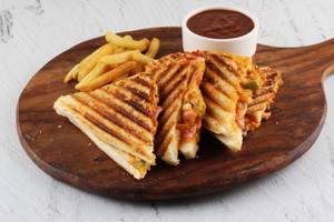 Cheese corn grill sandwich                                                       