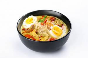 Burmese Kau Suey Bowl With Steamed Noodles