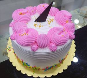 Strawberry Cake Eggless 