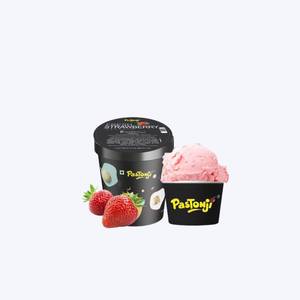 Fresh Strawberry ice cream 125 ML Cups (Seasonal)