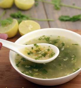 Lemon Coriander Soup
