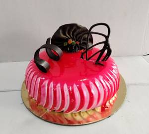 Eaggless strawberry cake