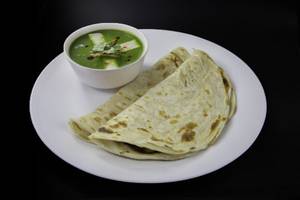 Palak Tofu Masala With Paratha