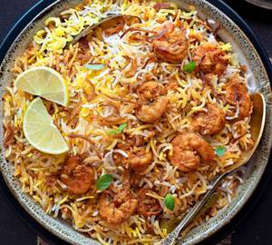 Prawns biryani [regular]                                                      