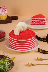 Eggless Red Velvet Cake