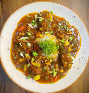 Mongolian Chicken With Rice