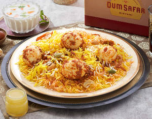 Egg Masala Dum Biryani (Serves 1-2)