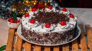 Eggless Black Forest Cake