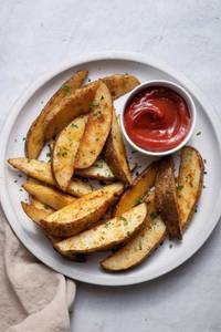 Potato Wedges With Dip
