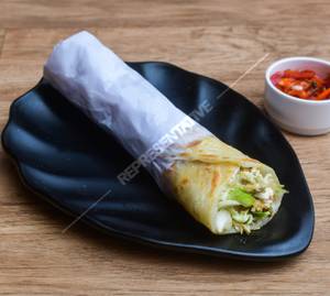 Chicken with Egg Parotta Roll