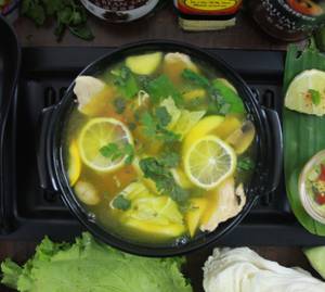 Chicken Lemon Coriander Soup