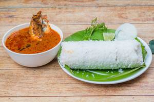 Puttu With Mathi Fish Curry
