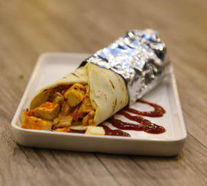 Butter paneer wrap