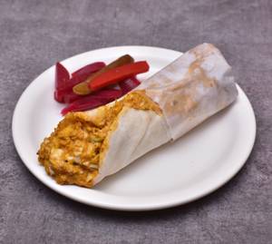 Chicken Open Plate Cheese Shawarma