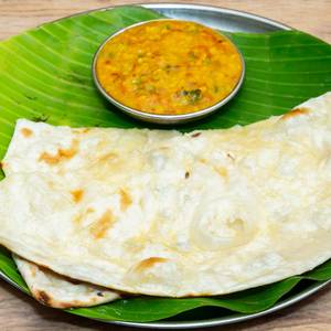 Butter Naan with Dal Fry