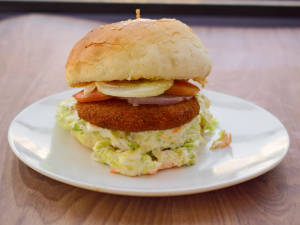 Vegetable Cheese Burger