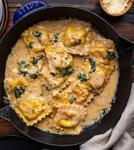 Ravioli Stuffed With Spinach,Mushrooms