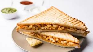 Corn Paneer Grilled Sandwich