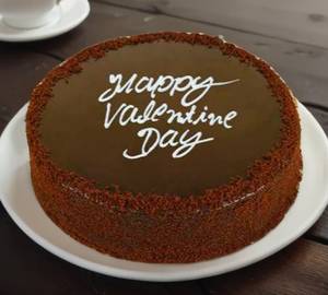 Chocolate valentine day cake