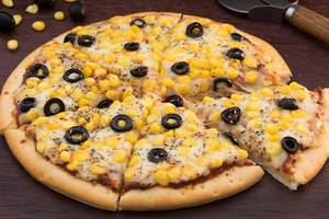 cheese corn pizza