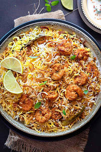 Prawn Mixed Biryani