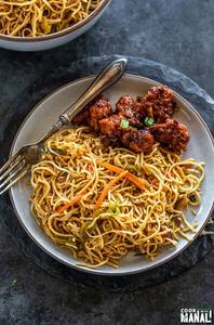 Chicken Noodles + Chicken65