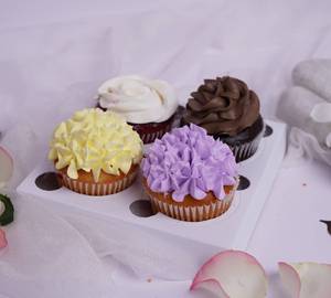 Eggfree Assorted Cupckes [Pack Of 4]
