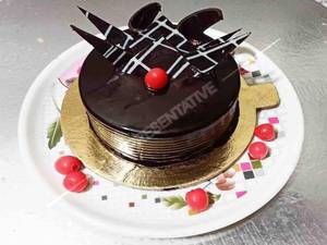 Eggless Double Chocolate Cake