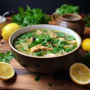 Chicken Lemon Coriander Soup