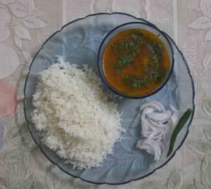 Chana Sabji with Rice