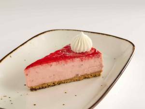 Baked Strawberry Cheese Cake Veg