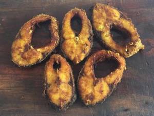 Fried Rohu Fish