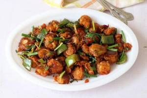Mushroom Chilly - Dry