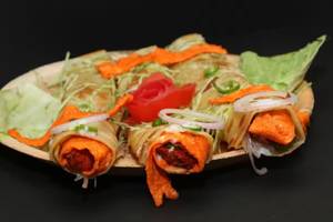 Double Egg single Chicken Roll