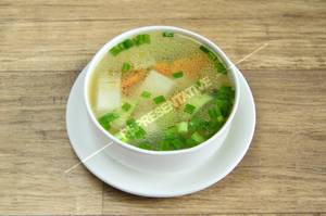 Clear soup