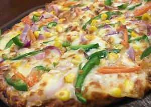 7''onion Capsicum Corn Cheese Pizza