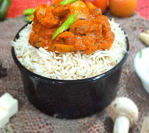 Tawa Chilly Mushroom Rice Bowl