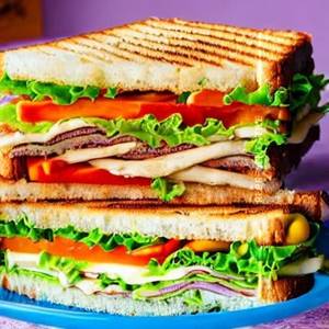 Veg Club Sandwich