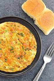 Masala omelette + 2 pav