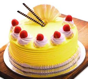 Eggless Pure Pineapple Cake