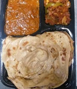 Naan+paneer Butter Masala + Gobi Munchurian Dry
