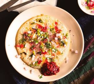 Onion Tomato Uthappam