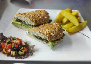 Roasted Mushroom & Goat Cheese