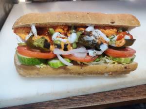 Veg Paneer Tikka Sub Sandwich