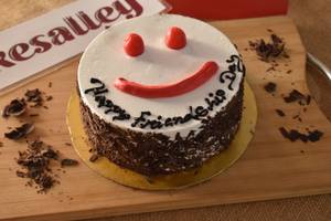 Friendship Day Round Black Forest Cake