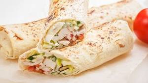 Chicken Rumali Roti Shawarma