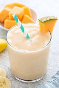 Muskmelon Banana Smoothie