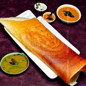 Butter Onion Masala Dosa